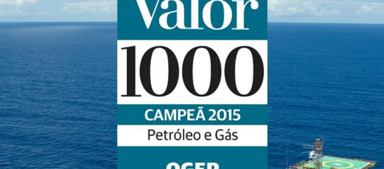 QGEP conquista o 1º lugar do setor no Prêmio Valor 1000